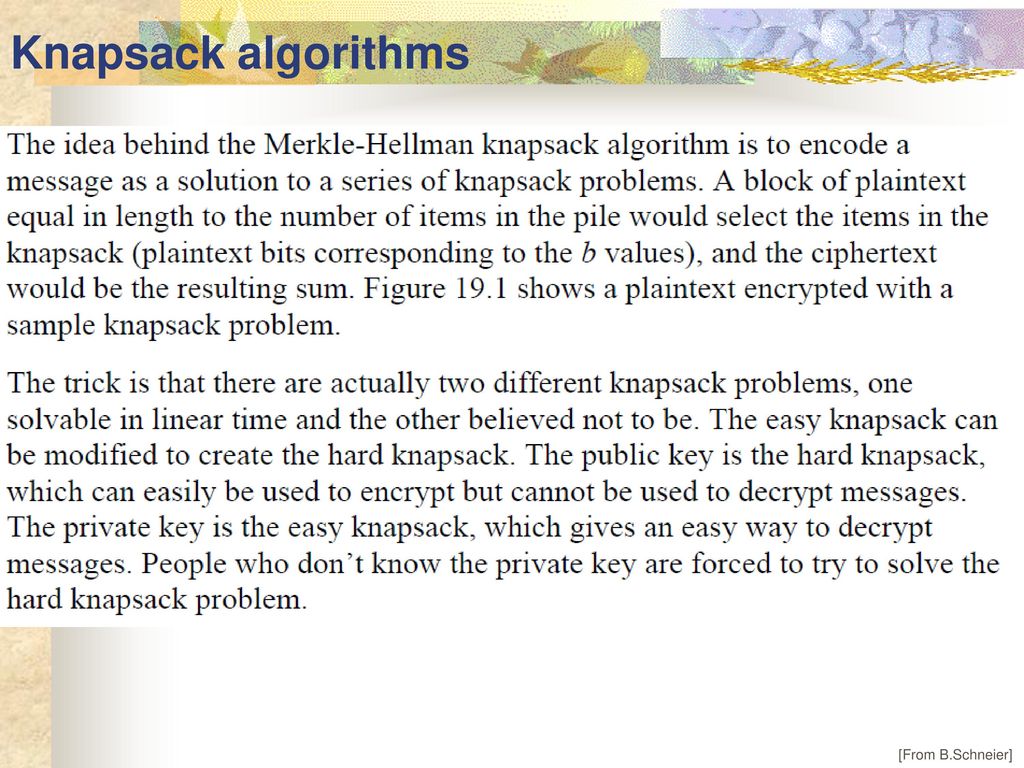 Applied Cryptography Spring 2017 Asymmetric ciphers. - ppt download